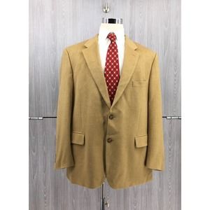 Stafford Men's Camel Hair‎ Sport Coat Size 46R